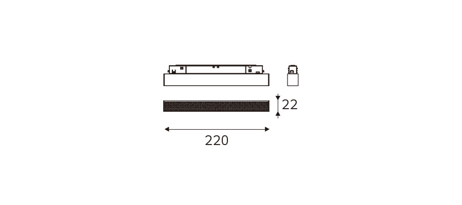 MAGENTRA 220 dimension drawing