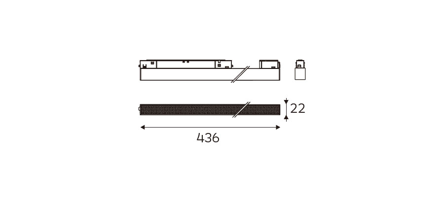 MAGENTRA 436 dimension drawing