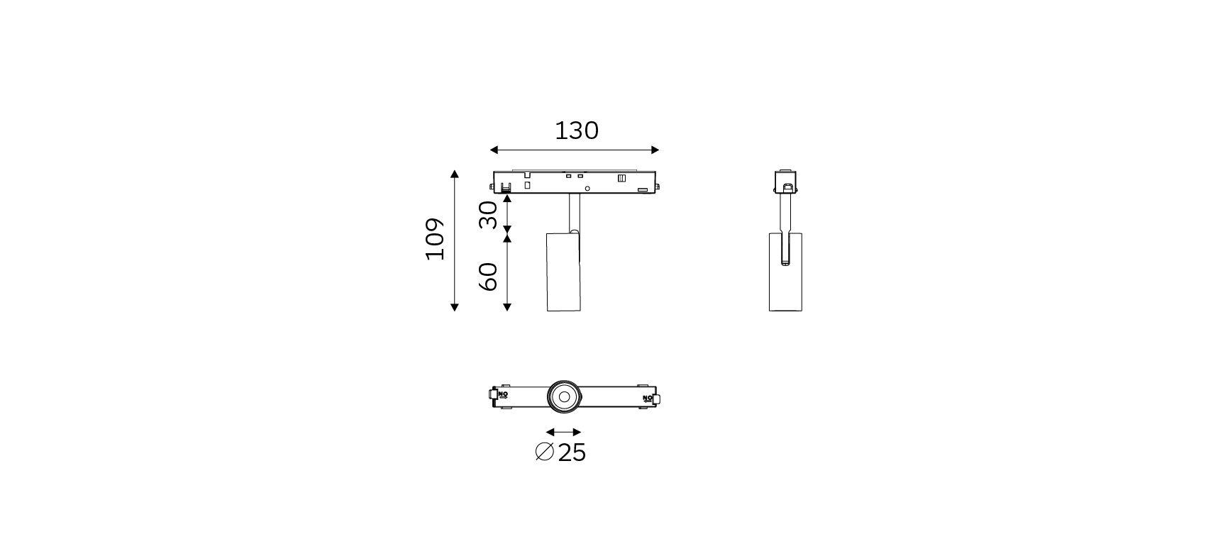 SPECTRUM 25 dimension drawing